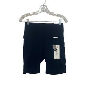 JGX Performance High Rise Compression Shorts Womens Small Black New Tummy Contro